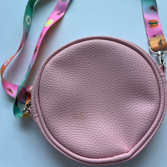 Women’s Circular Crossbody Bag with Pop-it Sensory Design 8 Inch - Picture 2 of 5